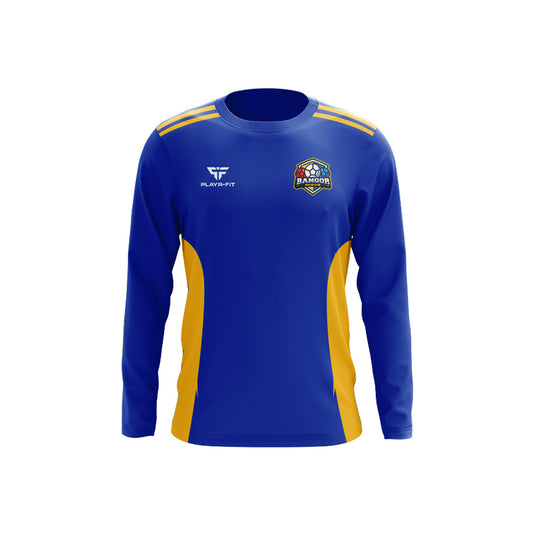 Bangor Boccia Club Crew Neck Endure Blue/Yellow Gold - Adults