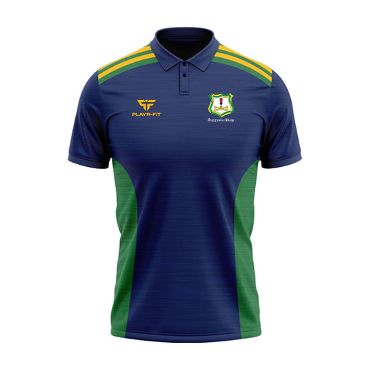 Buffers Alley Polo Endure (Navy/Green/Yellow) - Kids