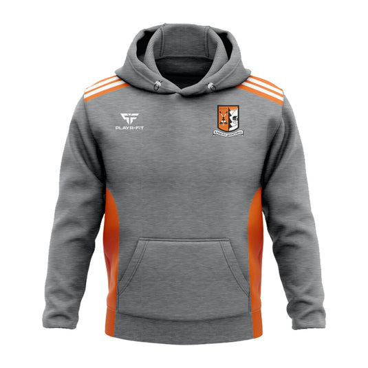 Knocks Grattans Hurling Hoodie Endure Grey/Orange - Kids