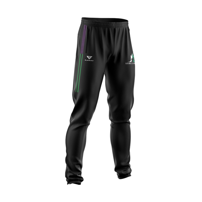 Scrabo Striders Skinny Pants Endure Purple/Green - Adults