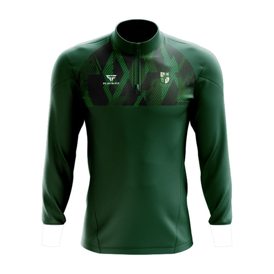 Bush Celtic Midlayer (1/4 Zip) (Green/Black) - Adults