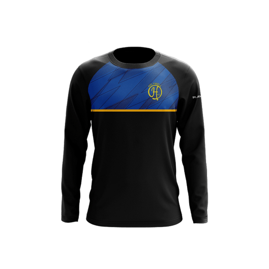 Holywell FC Crew Neck Stellar (Black/Blue/Yellow) - Adults