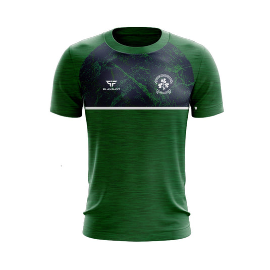 Newry Shamrocks GAC T-Shirt Sublimated (Green/Navy/White) - Kids