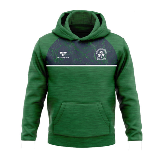 Newry Shamrocks GAC Hoodie Sublimated (Green/Navy/White) - Adults