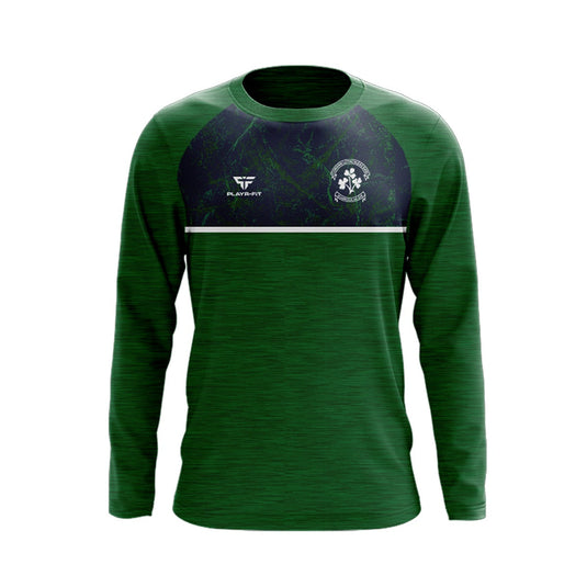 Newry Shamrocks GAC Crew Neck Sublimated (Green/Navy/White) - Adults