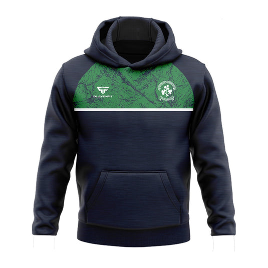 Newry Shamrocks GAC Hoodie Sublimated (Navy/Green/White) - Kids