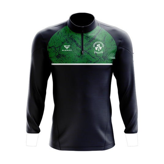 Newry Shamrocks GAC Midlayer (1/4 Zip) Sublimated (Navy/Green/White) - Kids
