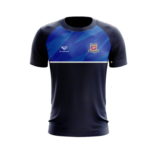Neptune Basketball T-Shirt Evo (Navy/Blue) - Adults