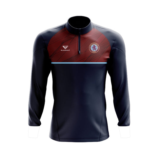 Villa Rovers FC Midlayer (1/4 Zip) (Sublimated Panel) - Adults