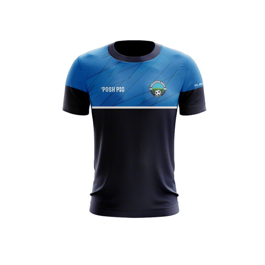 Meadowlands Newry FC T-Shirt Evo Navy - Adults