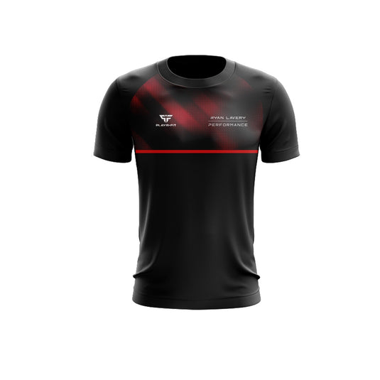 Ryan Lav Performance T-Shirt Evo Black/Red - Kids