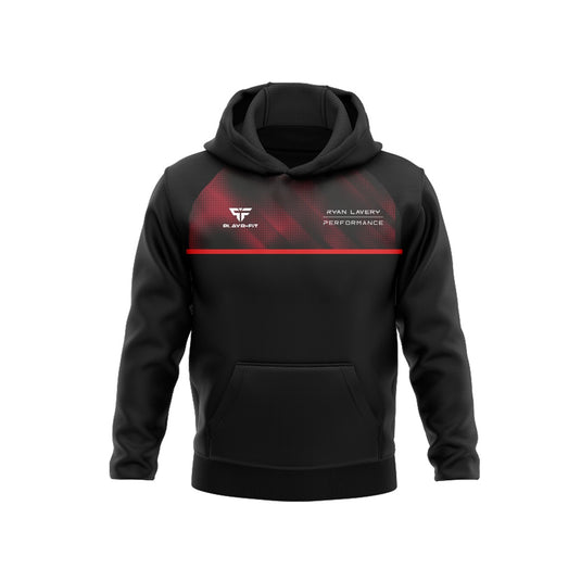 Ryan Lav Performance Hoodie Evo Black/Red - Adults