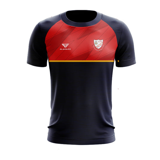 Éire Óg Cork T-Shirt Evo Navy - Adults