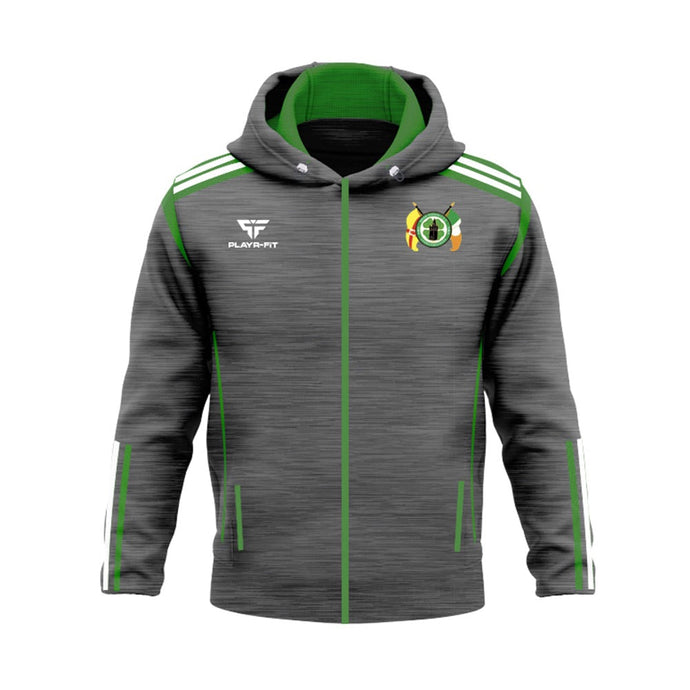 CSC Carrickmacross Full Zip Hoodie Adroit (Grey/Green/White) - Kids