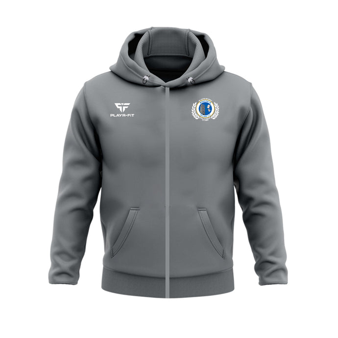 Magheralin Village FC Hoodie Full Zip Grey - Kids