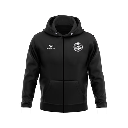 Lough Neagh Monster Dunkers Hoodie Full Zip (Black) - Adults