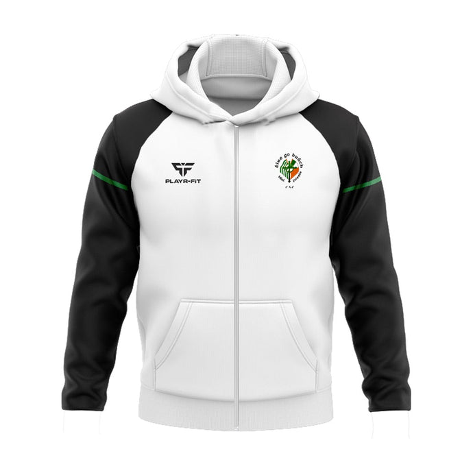 Éire Go Brách CSC Belfast Full Zip Hoodie Stellar (White/Black) - Adults