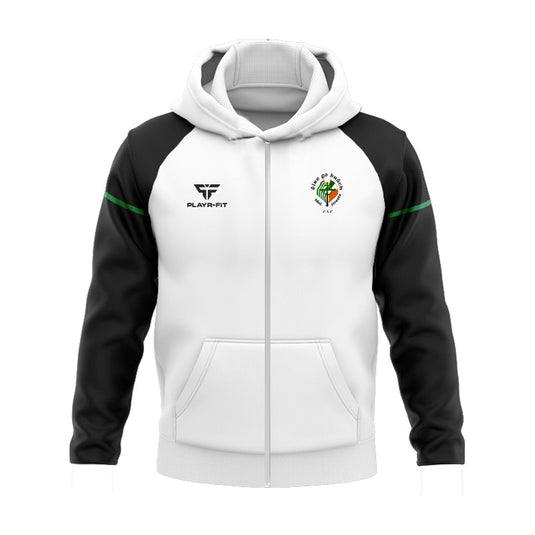 Éire Go Brách CSC Belfast Full Zip Hoodie Stellar (White/Black) - Adults