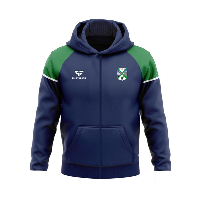 Geraldines GFC Louth Full Zip Hoodie Stellar (Navy/Green/White) Colour - Adults