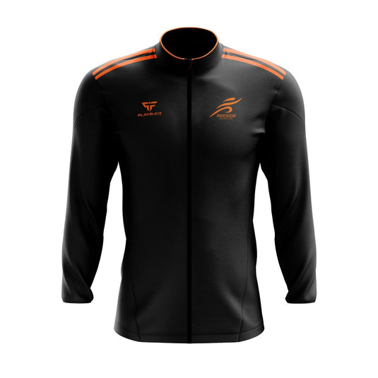 Reeside AC Midlayer (Full Zip) Adroit (Black/Orange) - Adults