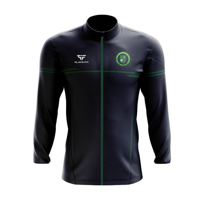 Elphin CC Students Midlayer (Full Zip) Courage (Navy/Green) - Adults
