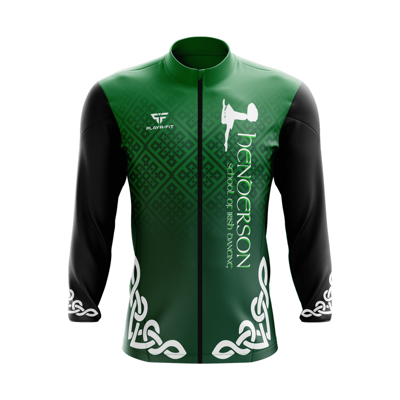 Load image into Gallery viewer, Henderson School of Irish Dancing Sublimated Midlayer (Full Zip) - Kids
