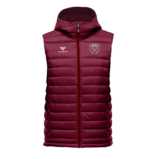 Belfast Hammers Gilet (Maroon) - Adults