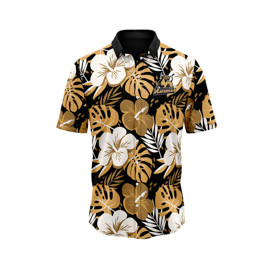 Louth Mavericks Hawaiin Shirt (Black) - Adults