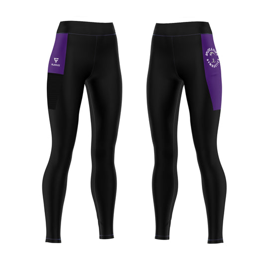 Splits And Flips High Waist Leggings - Adults