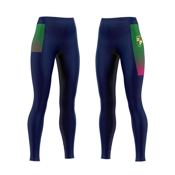 Richmond RFC High Waist Leggings (Green/Pink) - Adults