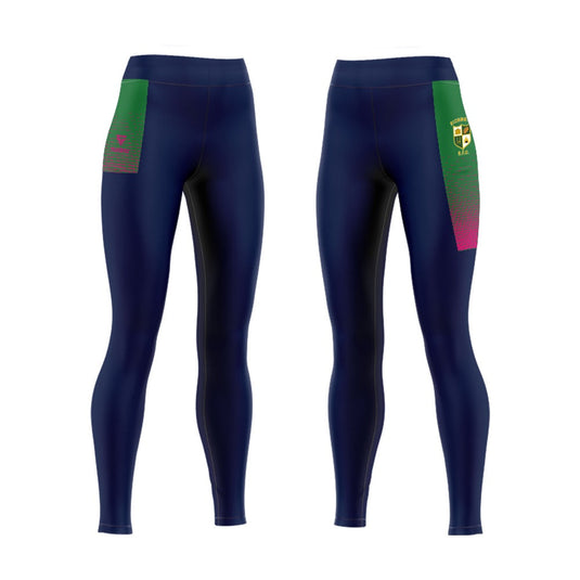 Richmond RFC High Waist Leggings (Green/Pink) - Kids