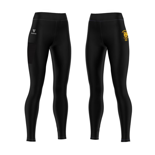 Sean Treacys Hurling Club Lurgan China Leggings (Black) - Adults