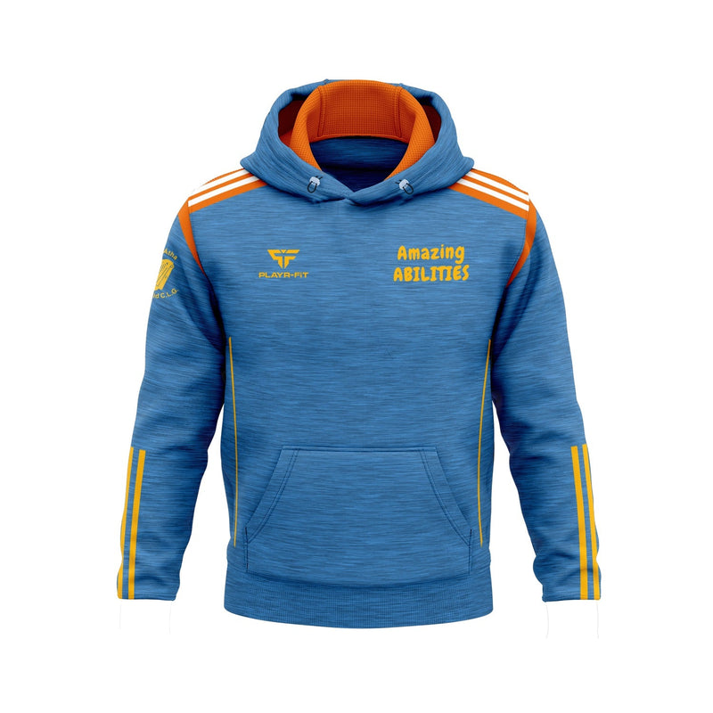 Load image into Gallery viewer, Amazing Abilities Hoodie Adroit (Sky/Orange) - Adults
