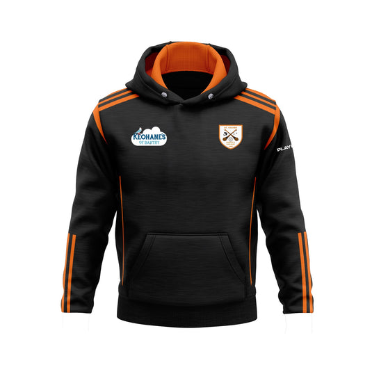 St Colums Camogie & Ladies Football Hoodie Stellar (Black/Orange) - Kids