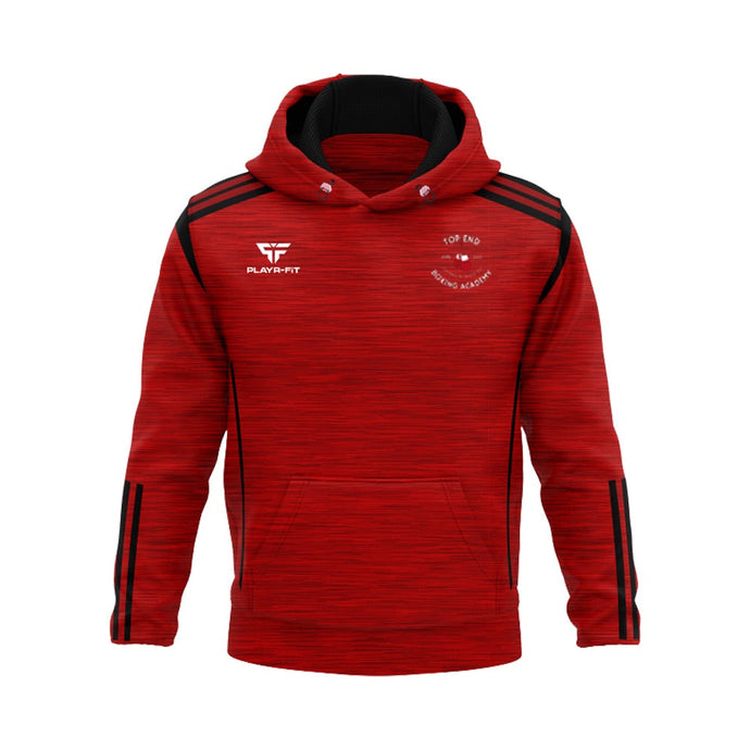 Top End Boxing Academy Hoodie Adroit (Red/Black) - Kids