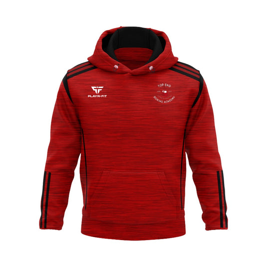 Top End Boxing Academy Hoodie Adroit (Red/Black) - Adults