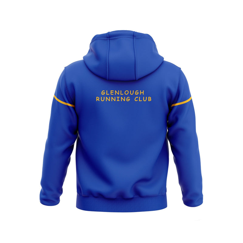 Load image into Gallery viewer, Glenlough Running Club Hoodie Stellar (Blue/Yellow) - Adults

