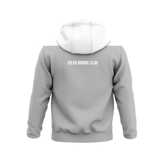 Enler Boxing Club Hoodie Courage (Grey/Yellow) - Adults