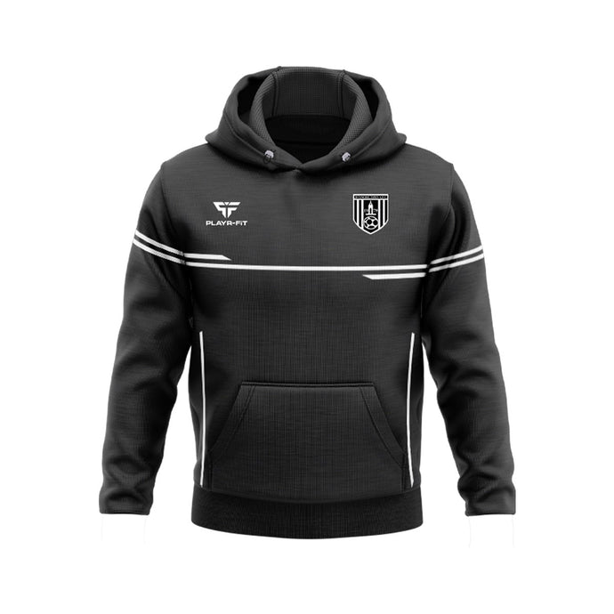 Dunmore Town AFC Hoodie Courage (Black/White) - Adults