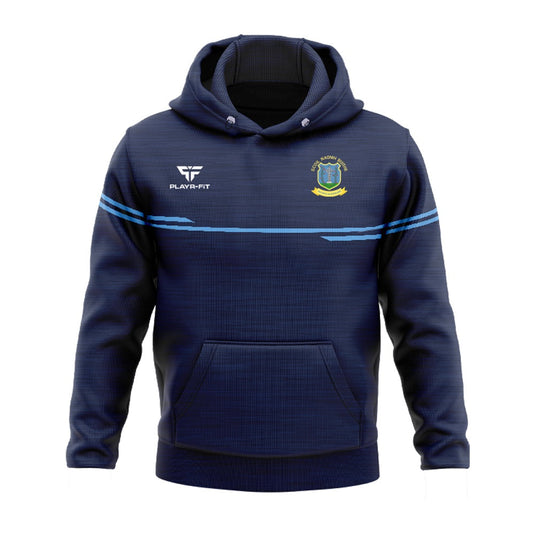 Scoil Naomh Buithe Staff Hoodie Courage (Navy/Sky) - Adults