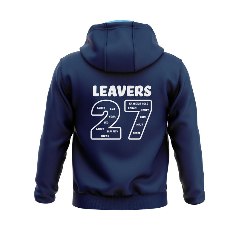 Load image into Gallery viewer, St Marys PS Rathfriland Leavers Hoodie Spirit Navy/Sky - Kids
