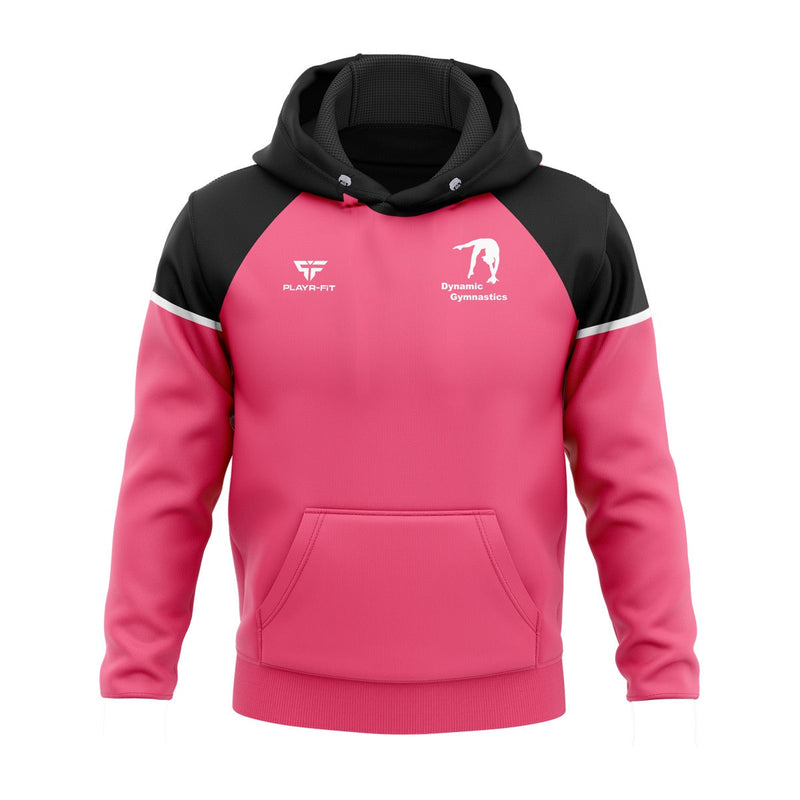 Load image into Gallery viewer, Dynamic Gymnastics Hoodie Stellar (Pink/Black/White) - Kids
