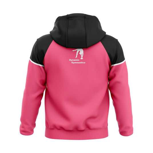 Dynamic Gymnastics Hoodie Stellar (Pink/Black/White) - Adults