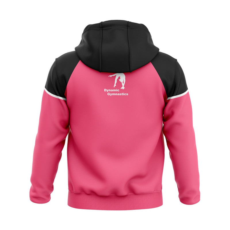Load image into Gallery viewer, Dynamic Gymnastics Hoodie Stellar (Pink/Black/White) - Kids

