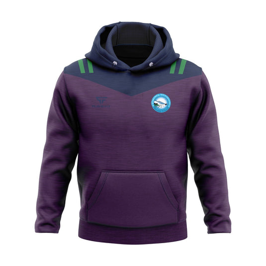 Kilbroney Integrated Primary School Leavers Hoodie Tenacity (Purple/Navy/Green) - Kids