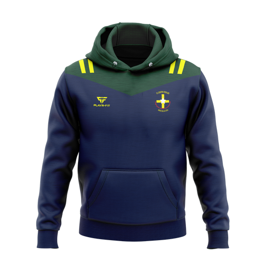 St Josephs CBS Drogheda Hoodie Tenacity Navy/Bottle Green - Adults