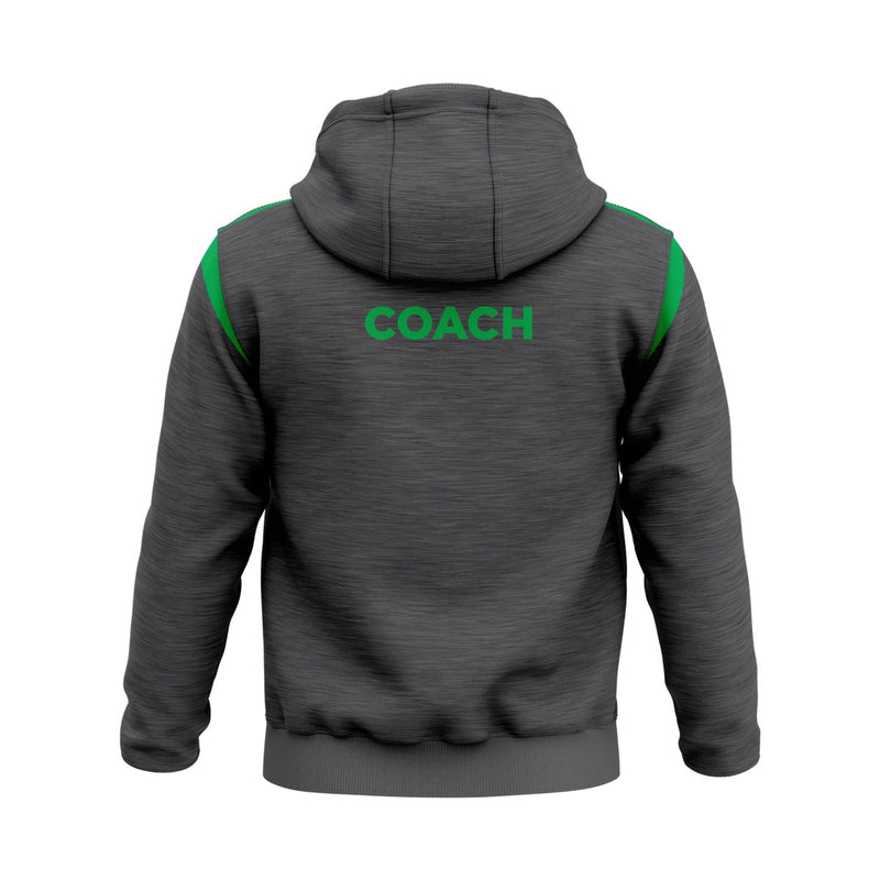 Load image into Gallery viewer, Nolan Health &amp; Fitness Full Zip Hoodie Adroit (Grey/Green) Coach - Kids
