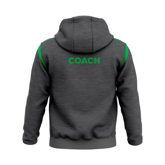 Nolan Health & Fitness Hoodie Adroit (Grey/Green) Coach - Adults