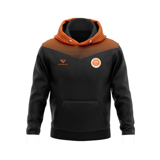 Newry Triathlon Club Hoodie Tenacity (Black/Orange) - Adults