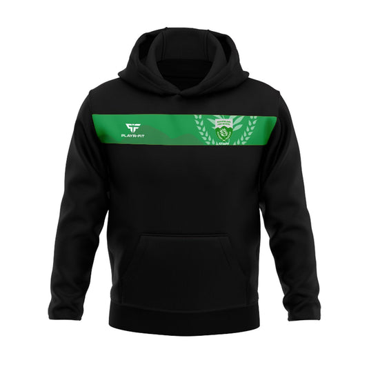 Rathfriland High School Staff Hoodie Optimum (Black/Green) - Adults
